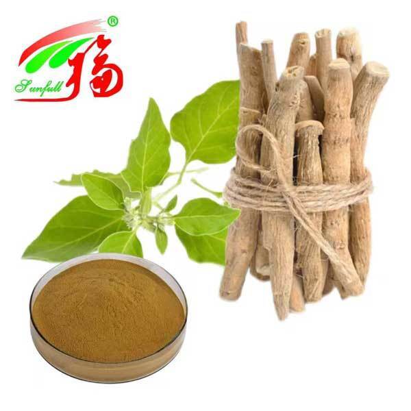 Withania Somnifera दक्षिण अफ्रीका Withanolides 5% Ashwagandha Root Extract खाद्य स्वास्थ्य देखभाल उत्पाद