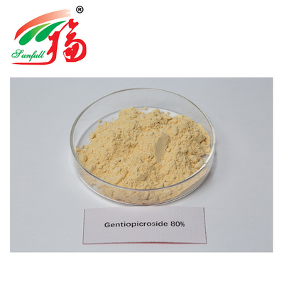 प्राकृतिक 80% Gentiopicroside बड़े पत्ते वाले Gentian निकालने CAS 20831-76-9