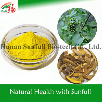 एंटीबैक्टीरियल एक्सट्रैक्ट Berberine hcl पीला क्रिस्टलीय पाउडर Berberis प्रजाति (Barberry) से CAS संख्या 633-65-8 के साथ